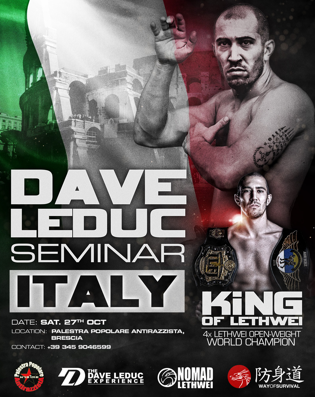 Dave leduc stage di Lethwei